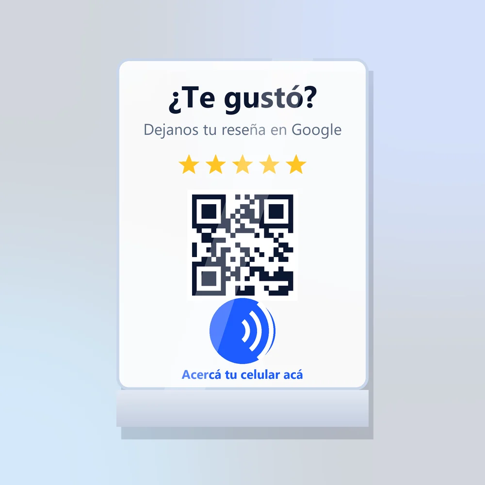 Placa NFC de mostrador